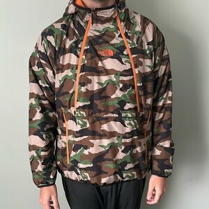 North face men’s XL reversible fleece jacket